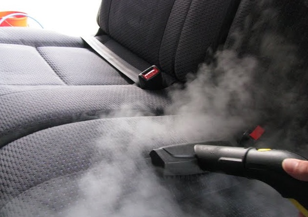 Limpieza de tapiz de auto a vapor carwashpremium